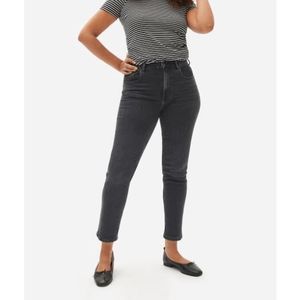 Everlane The Curvy Cheeky Jean Women's Size 29 Washed Black High Rise Straight